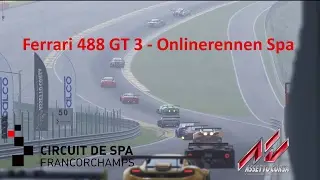 Assetto Corsa - GT3 Onlinerennen | Spa Francorchamps [Gamepad] [PS4]