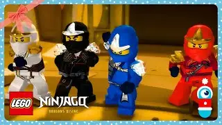 The Great Devourer Rises! - LEGO NInjago | WildBrain Max | Merry Christmas Compilation! 🎁