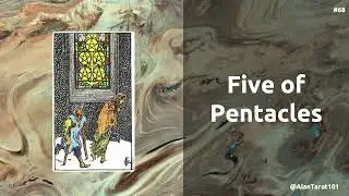 Tarot Reading 101: Five of Pentacles (Love/Career/Money/Finance Meanings) with English Subtitle/中文字幕