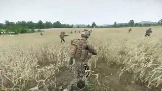 Outlaw Charge Across The Wheat Field