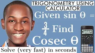 HOW TO SOLVE TRIGONOMETRY USING CASIO CALCULATOR: 3 quick and easy steps | Casio fx-991 ex