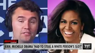 Charlie Kirk HUMILIATES Himself In Attack On Michelle Obama, Affirmative Action
