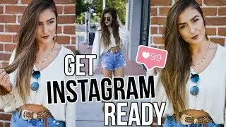 VLOG STYLE GET READY WITH ME: Photoshoot Tips, Tricks & Outfit Ideas || Sarah Belle