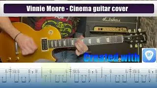 Vinnie Moore - Cinema Full guitar cover with tab