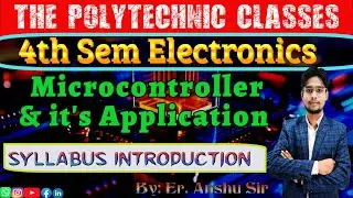 Microcontroller & It's Application || Syllabus Introduction || 4th Semester #tpc_semester#sbte_bihar