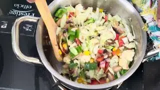 Winter special corn chowder soup very easy recipe.🥦🥕🫚🫑