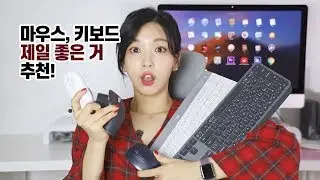 [제품협찬] 제 기준 끝판왕 키보드와 마우스 추천! 마우스 4종, 키보드 4종 비교!