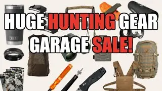 A hunting gear garage sale!  Details