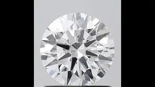 1.02 CT round lab grown diamond Certified D color VS2 6 mm