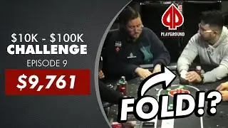 CRAZIEST FOLD I'VE EVER SEEN!? | Pokerstaples x Playground