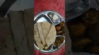Cabbage fry | Chicken gizzard curry | Dinner thali |#food#ytshorts