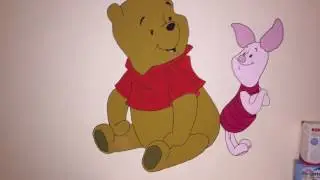 einfache Wandmalerei