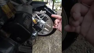repaint velg pake sapporo anodized silver