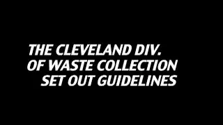 Bottom Line Up Front: Waste Collection Set Out Guidelines