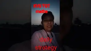 #kvstgt #kvstgtmaths DAILY STRATEGY OF KVS TGT MATHS PREPARATION || BY KV TEACHER NEHA DHIMAN