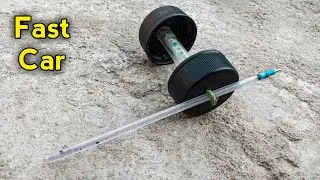 How To Make Fast Car With Bottle cap || Crazy Cap Toy || ढक्कन की गाड़ी