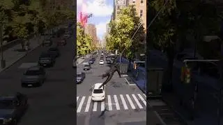 Stealthy Spider-Man Swings Around in the Daylight