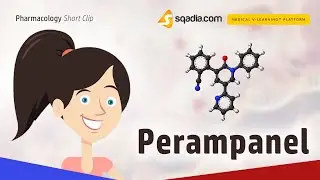 Perampanel | Pharmacology Animation Videos | Medical Education | V-Learning | sqadia.com
