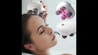 Electric Scalp massager head massager with Red light #beauty #haircare #headmassage #beautytools