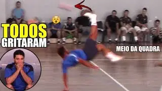 GOL DE BICICLETA DO MEIO DA QUADRA - INACREDIT&Aacute;VEL - JOGO REAL/ RACH&Atilde;O