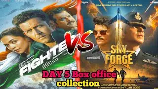 Fighter Movie 🆚 Sky Force | 5 Day's Worldwide Collection Comparison 🔥🤯 #trending #movie