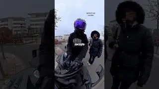 She dressed up as a BOY on a motorcycle! @law_yaa