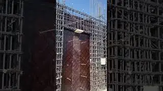Steel Reinforcement+ MEP services For Lift Core Wall.#shortvideo #shorts