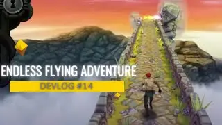 Unreal Engine 5 Devlog #14 - Endless Flying Adventure Part 1 Inspired by Temple Run & Subway Surfers