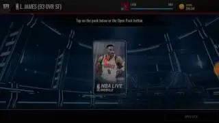 Nba Live Mobile - Supremacy LeBron James Opening.