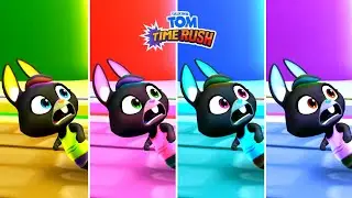 Talking Tom Time Rush - 4x Becca Funny Race Colors Reaction Android iOS Gameplay New Update