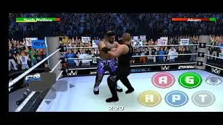 Akam vs Seth Rollins full match 2K25 #2k25 #wrestling #gameplay #sepker #mod