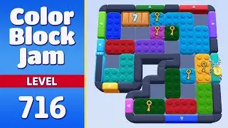 Color Block Jam Level 716 | Every Puzzle Solved! 🎯