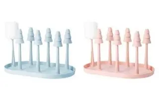 Kitchen drain cup holder tray
