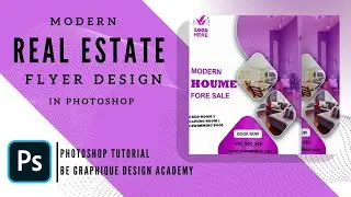 MODERN  RAEL ESTATE  FLYER DESIGN 2024 IN ADOBE PHOTOSHOP