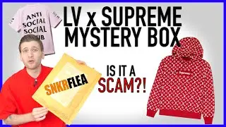 NOT ANOTHER MYSTERY BOX VIDEO | SNKRFLEA Louis Vuitton x Supreme hoodie box