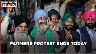 Farmers protest against the farm laws ends today; Farmers leave Singhu Border and head home