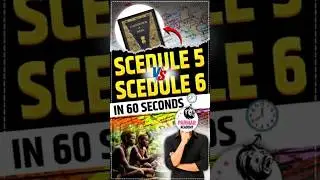 5TH SCHEDULE VS 6TH SCHEDULE | TRIBAL AREAS