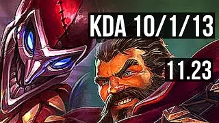 SHACO vs GRAVES (JNG) | 10/1/13, 900+ games, Legendary, 1.1M mastery | BR Master | 11.23