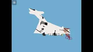 Lockheed XB-70 crash animation