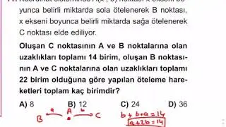 LGS Matematik 11. Deneme 11. Sorunun &Ccedil;&ouml;z&uuml;m&uuml;