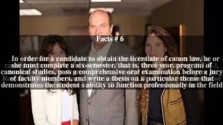 Licentiate of Canon Law Top # 9 Facts