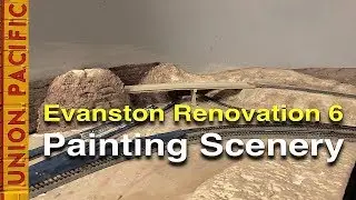 Evanston Renovation 6: Painting Scenery on my N-Scale Model Railroad
