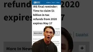 That could be YOUR money! #2020 #irs #taxreturn #2020taxreturn #tax #taxes #taxseason