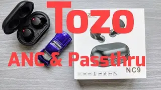 Tozo NC9 True Wireless Earbud ANC & Passthru REVIEW | Solid Microphone rank in #MicSeries