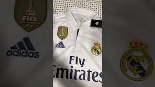 2016-2017 Real Madrid Gareth Bale long sleeve home jersey unboxing @fiendsoffootball