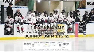 2024 11 21 8:15 U15A League Game BURNABY MHA U15A2 VS West Van U15 A2 At West Vancouver Ice Arena
