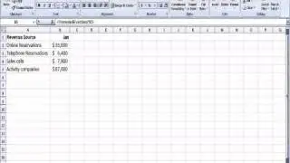 Excel 2007 creating and managing worksheets
