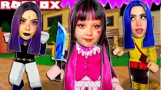 PASSAMOS NOSSO HALLOWEEN no MURDER MISTERY 2 ROBLOX