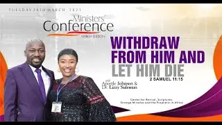 WITHDRAW FROM HIM AND LET HIM DIE By Apostle Johnson Suleman (MWB March Edition - Day1 Morning)