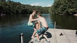 Cliff Jumping at Laurel Lake Ky